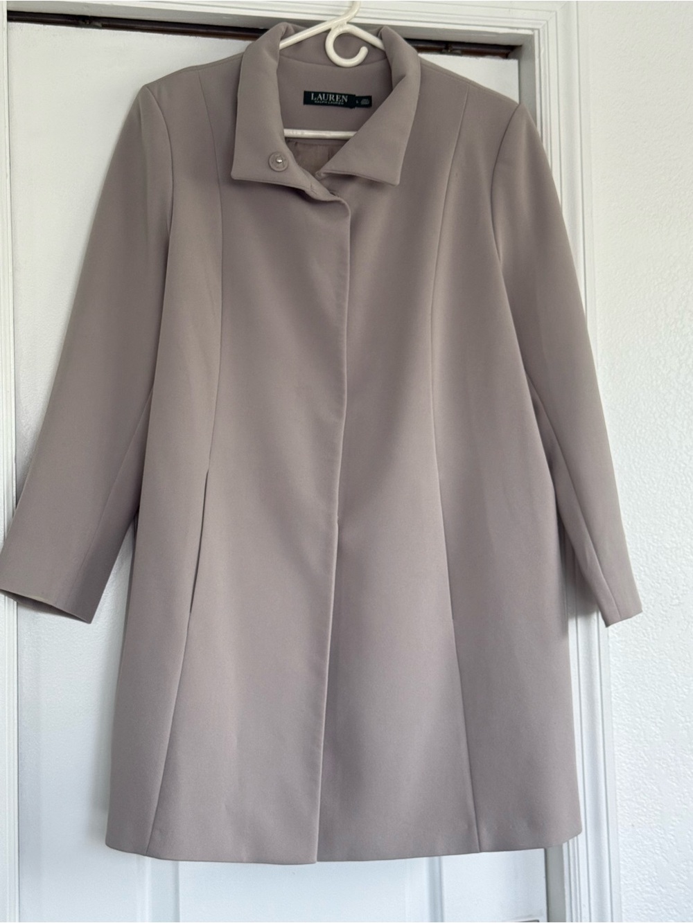 Ralph Lauren Taupe Lightweight Women's Trench Coat